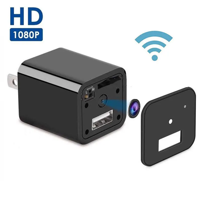 Беспроводная портативная мини-камера 1080P HD с поддержкой Wi-Fi и динамическим