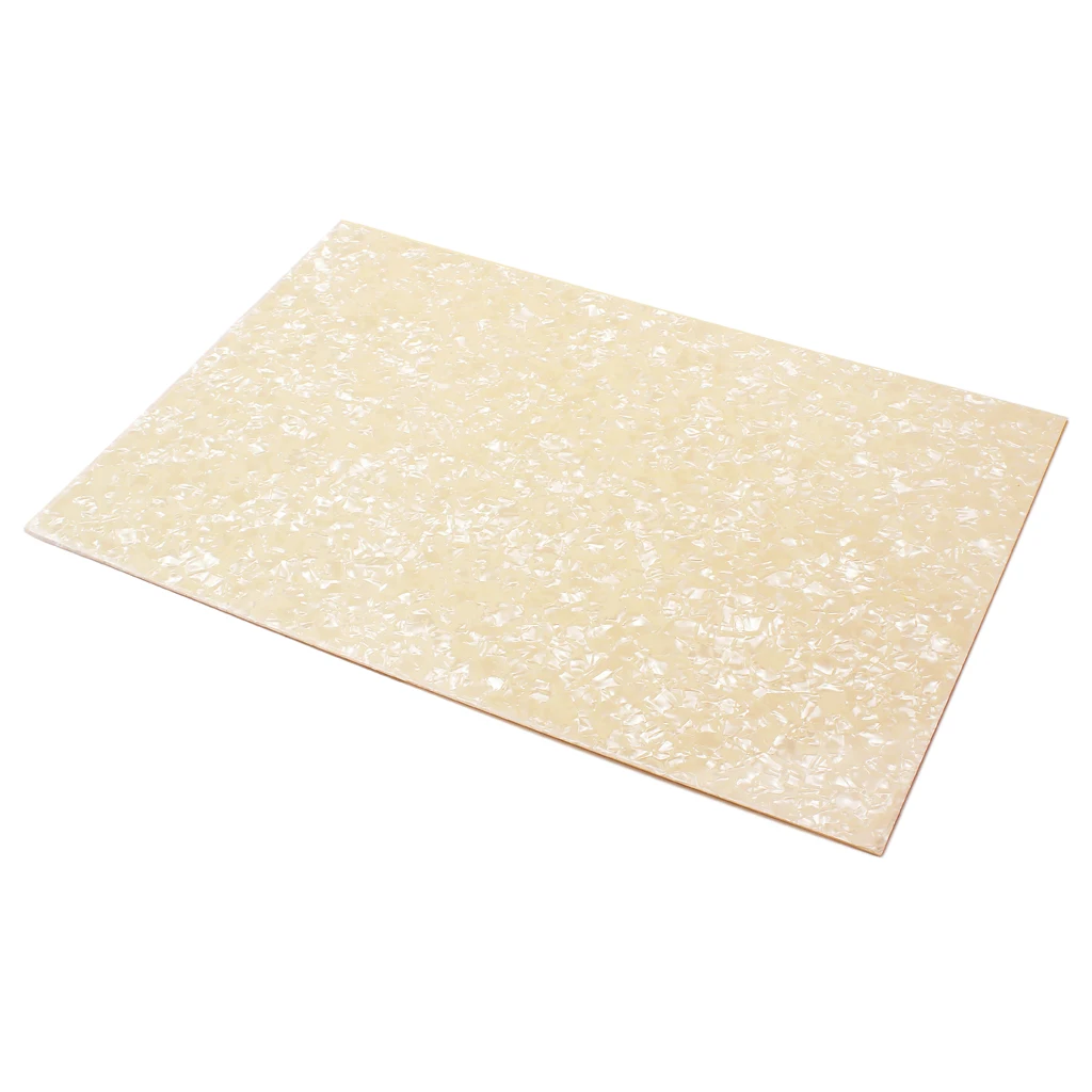 PVC Plastic Guitar Pickguard Sheet Material Cream Luthier Supply | Спорт и развлечения