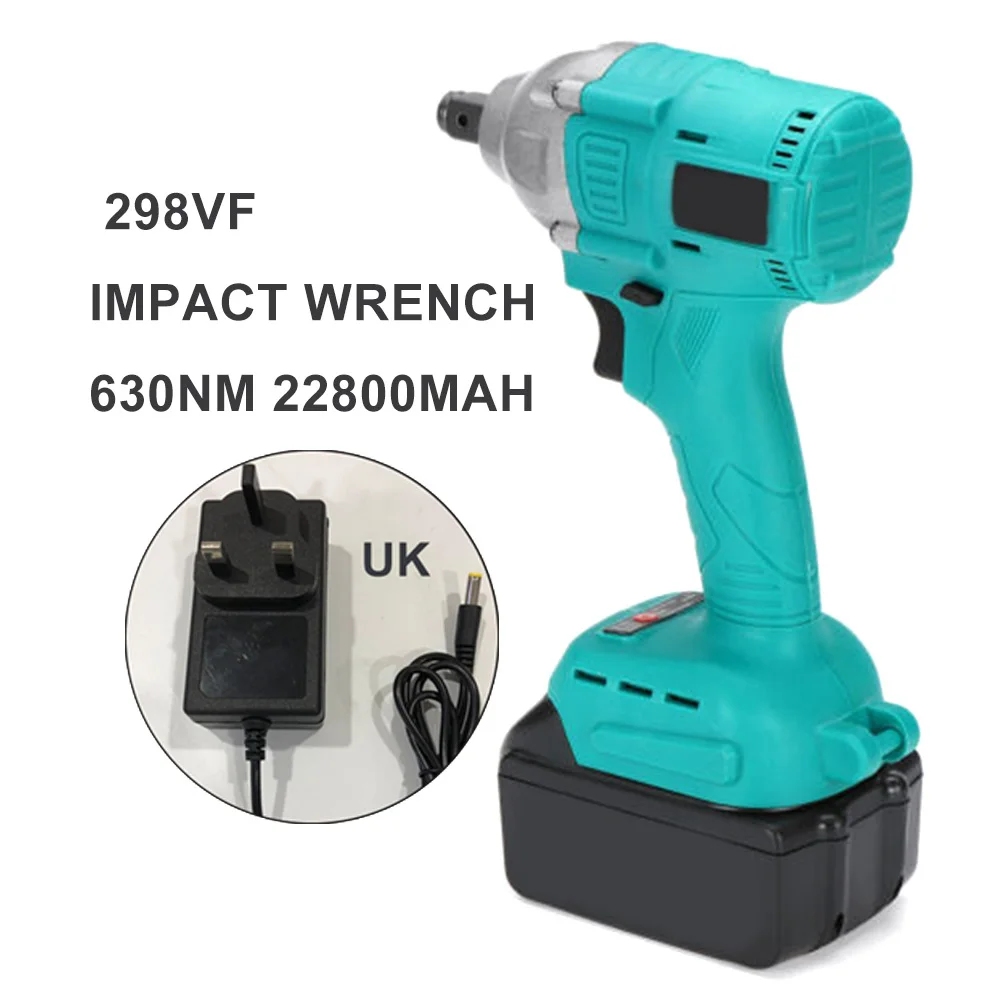 

168VF 630NM Electric Cordless Impact Wrench Drill Socket W/ LED Light & Battery Makes It Easy And Comfortable To Hold.