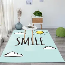 Скандинавские 3D мультфильм ковры с анималистическим принтом спальня коврик для детских игр мягкие фланелевые пены памяти большое место коврики ковер для гостиной