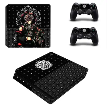 

Kingdom Hearts PS4 Slim Stickers Play station 4 Skin Sticker Decals For PlayStation 4 PS4 Slim Console and Controller Skin Vinyl