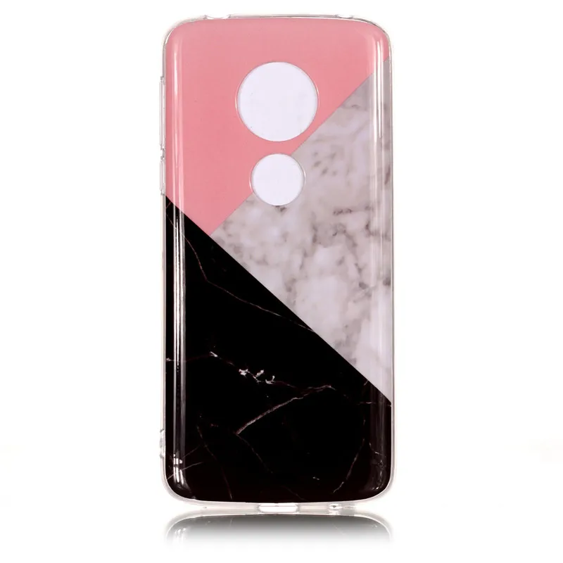 

New Fashion Marble Stone image Painted Pattern TPU Soft Back Shell Case For Moto E4 Plus Eur E5 Play G5S Plus 2017 G6 X4 Z3 Play