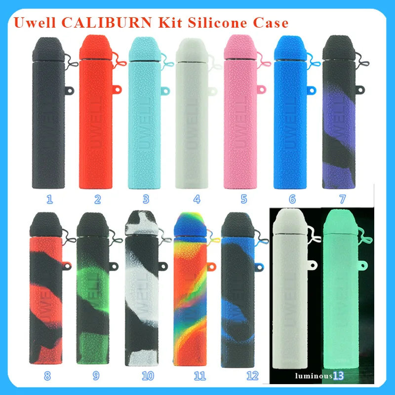 Новейший силиконовый защитный чехол для uwell caliburn Kit Pod электронная сигарета