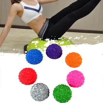 

New Portable Size Massager Spiky Massage Ball PVC Foot Trigger Point Stress Relief Yoga Massage Ball for feet Fitness