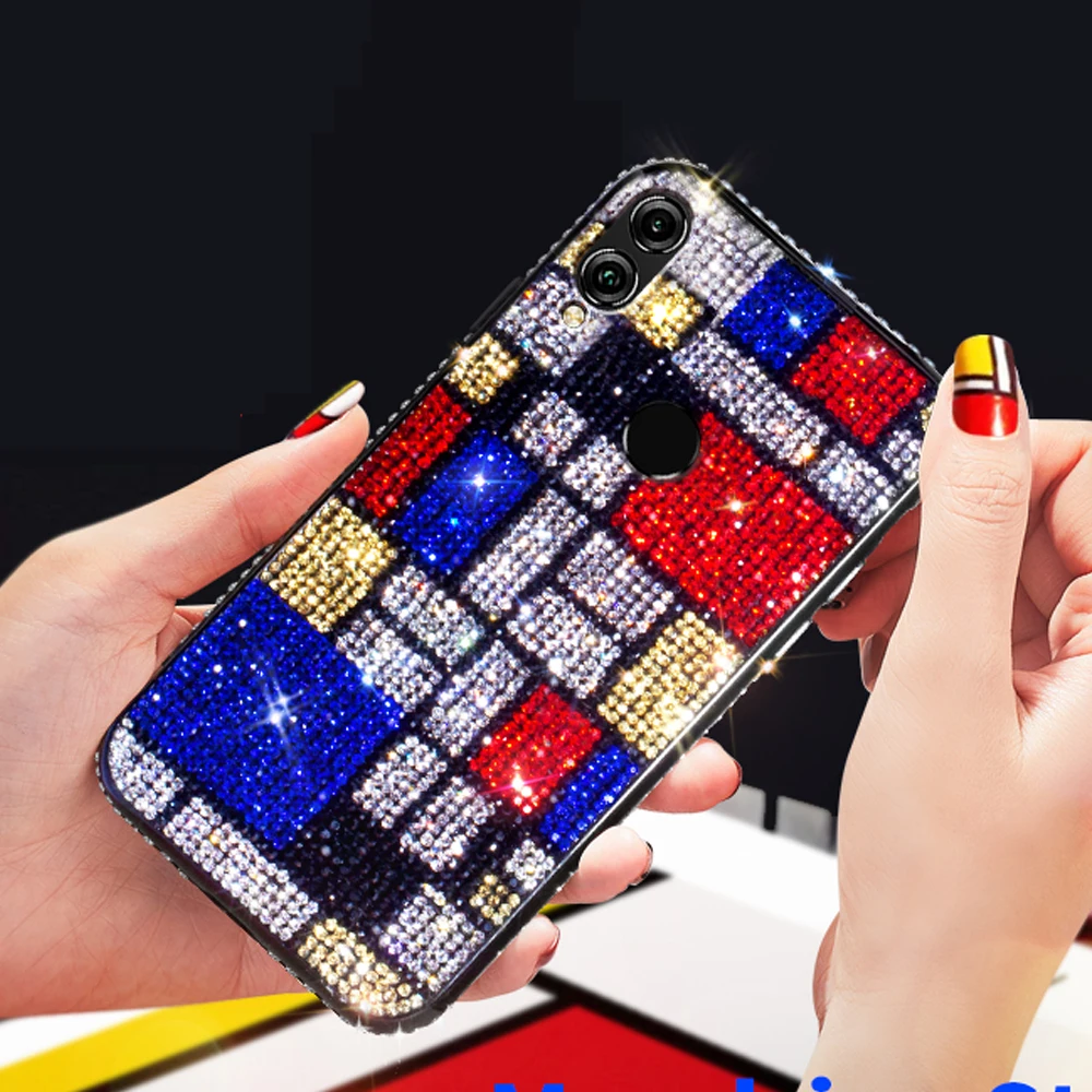 YueTuo Блестящий Алмазный чехол для телефона, чехол, чехол для huawei nova 3 3i i nova 3i nova 3 p smart plus psmart 6,3 силиконовый