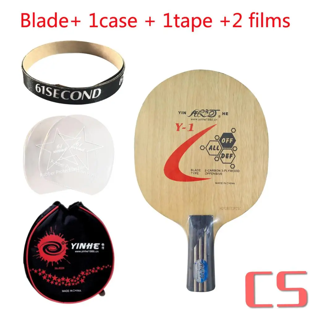 CS with Y 1 case Yinhe Y-1 Y1 Y 1 настольный теннис пинг понг лезвие - Цвет: CS with Y 1 case