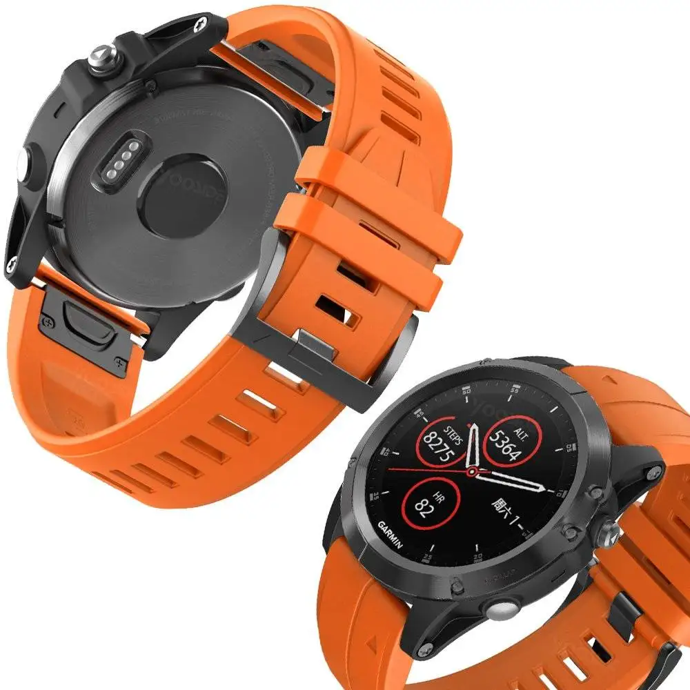Ремешок Fenix 6 для наручных часов спортивный силиконовый браслет Garmin Instinct/Fenix 5/Fenix 5
