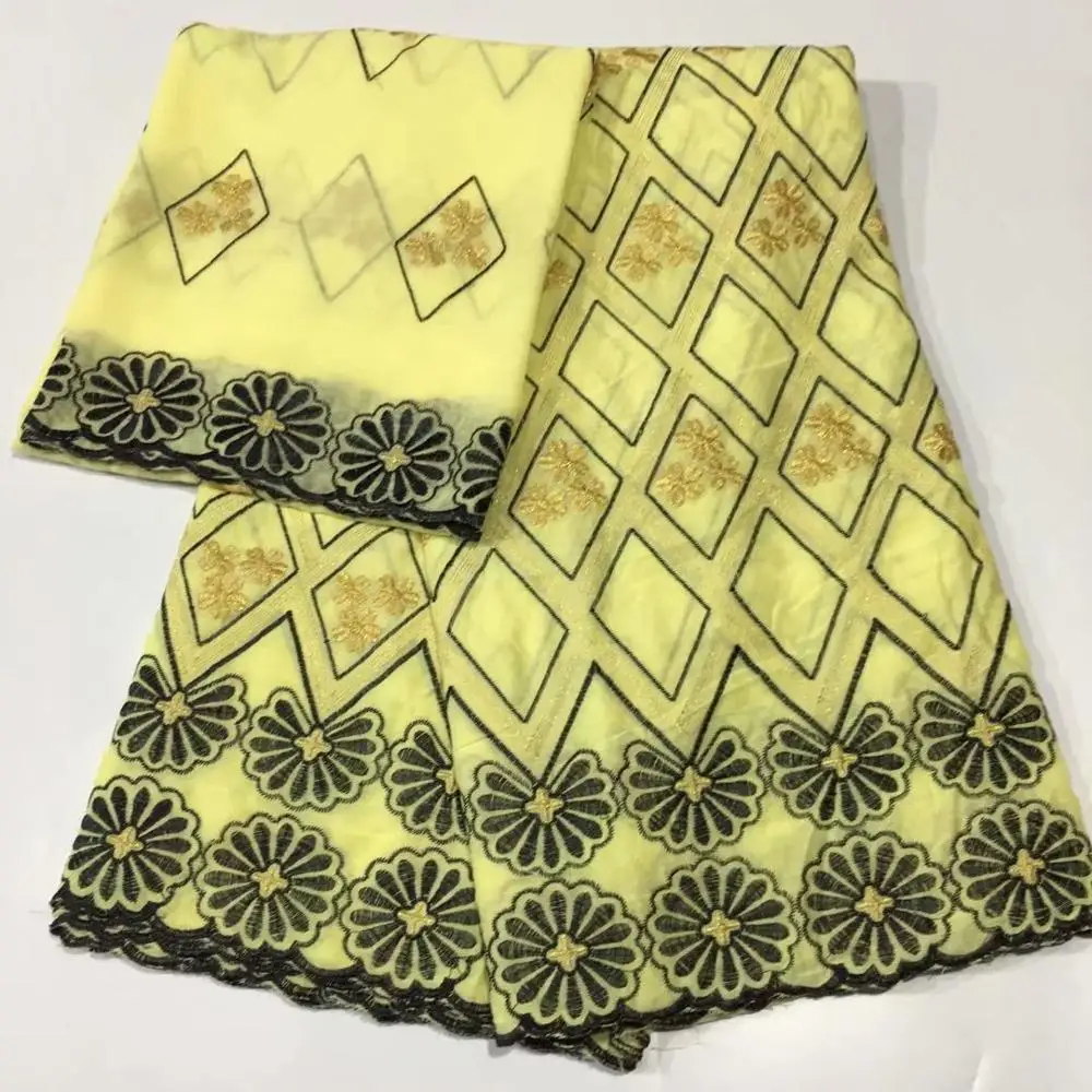 Высокое качество, Африканская Хлопковая кружевная ткань, новейшая швейцарская вуаль, швейцарская ткань Dubric с камнями для женского платья - Цвет: 20