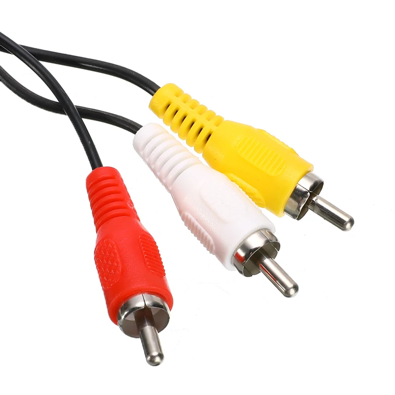 Новый 1 8 м RGB Scart to 3 RCA Аудио Видео кабель для Nintendo NES высокое качество|Кабели| |