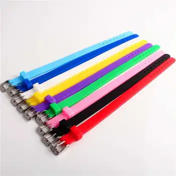 

Fashion Silicone Bands Clasp Adjustable Bracelets Women DIY Rubber Wristband Watchbands For Jewelry Making Accessories Gift