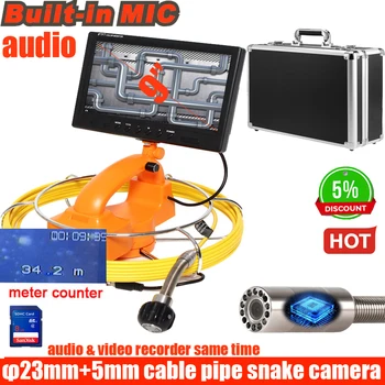 

9inch AHD 960P Pipe Sewer Inspection Video Camera Drain Pipe Sewer Inspection Camera System with DVR meter counter function