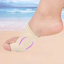Ортопедическая накладка от корректор для косточки на ноге кремнезема гелевые стельки крышка бум ортопедический для бурсита большого пальца стопы группа уход порно носки; пинетки