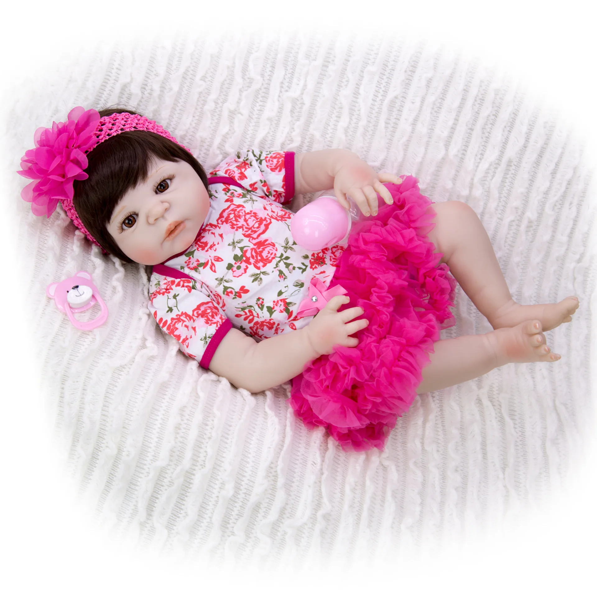  Keiumi Reborn Baby Doll 23-Inch 57 Cm Model Infant All Silica Gel GIRL'S