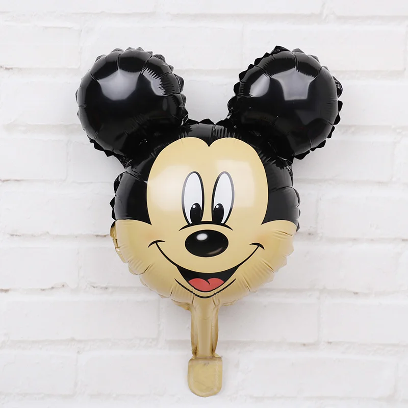 16inch Mickey Minnie Head Foil Balloons 50pcs Disney Cartoon Air Baloes Birthday Mickey Mouse Party Decorations Kids Toys Gifts