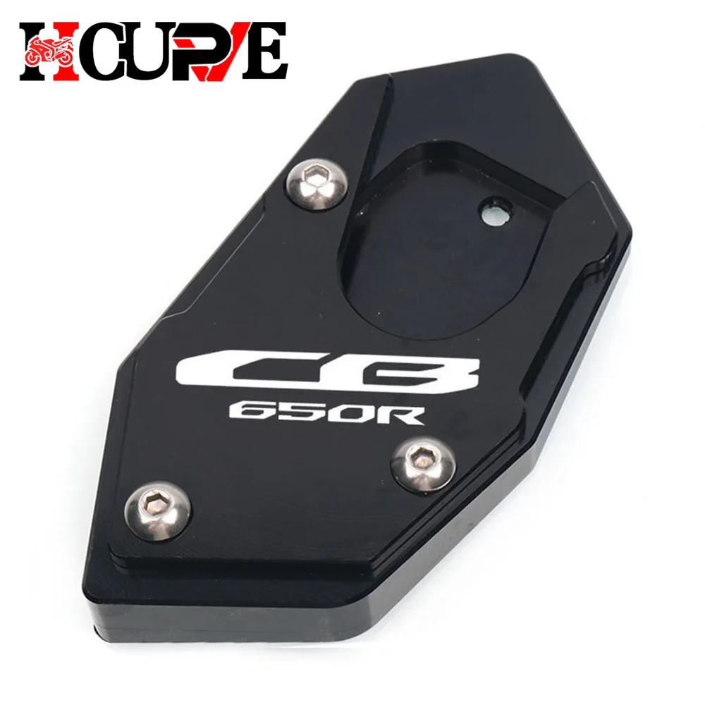 Motorcycle CNC Side Stand Kickstand Extension Pad Support Plate Foot Enlarger