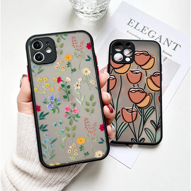 Купить Чехол для Iphone 12 Pro Max 11 Mini 7 8 6 S Plus XS XR X SE 2020 Матовый Жесткий чехол из поликарбоната | Бамперы (1005002997252456)
