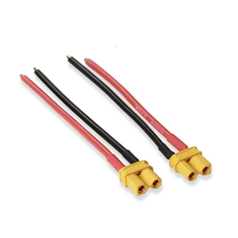 7 см XT30U XT30 штекер 18AWG кабель для Секции платы пайки ESC 2S Lipo батарея для RC моделей деталей Асса