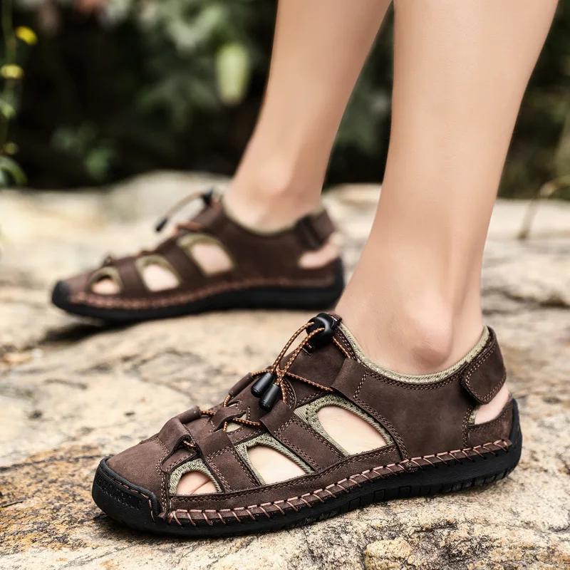 

Large Size MEN'S SHOES 2019 Summer New Style Sandals Men's Anti-slip Sandals Fashion Casual