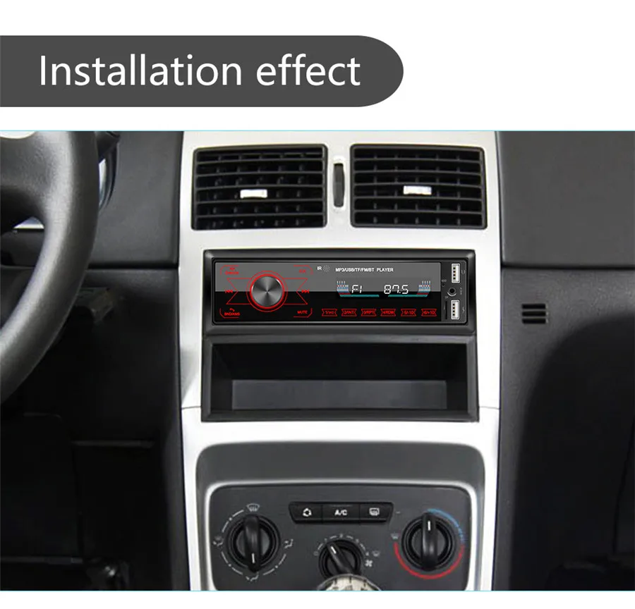 Авто радио 12V автомобиль радио Bluetooth 1din автомобильный стерео плеер телефон AUX ISO Интерфейс MP3 FM/USB/Радио пульт дистанционного управления Управление