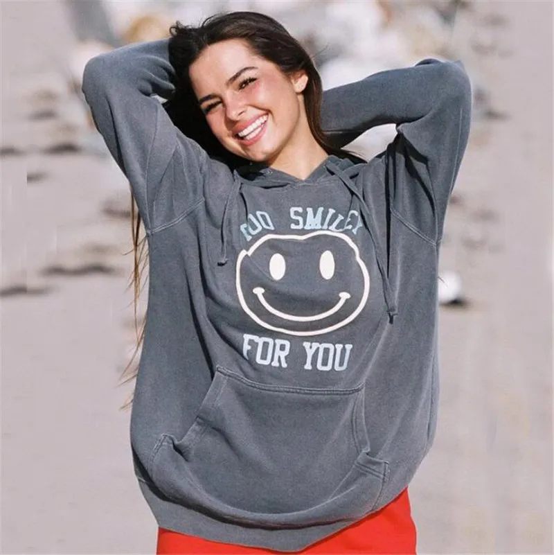 Женская/мужская толстовка с капюшоном Addison Rae и принтом в стиле Харадзюку |