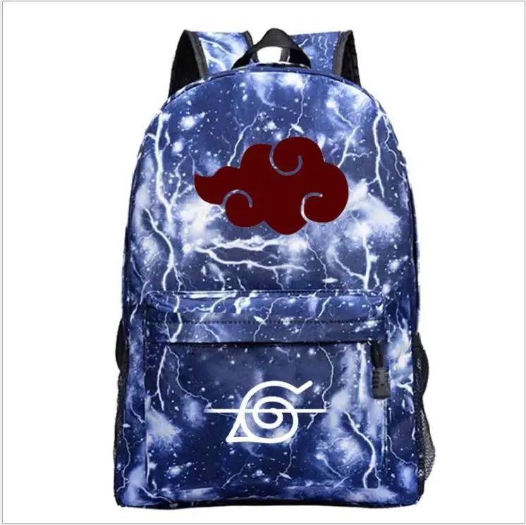 Наруто Uchiha Clan Sasuke Galaxy Space рюкзак школьные сумки для девочек-подростков мальчиков модный рюкзак для ноутбука повседневные дорожные сумки - Цвет: as pictures