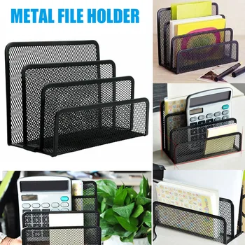 

Mesh Letter Sorter Mail Document Tray Desk Office File Organiser Holder Multifunctional File Storage FEA889