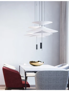 

Led modern minimalist Nordic bedroom model room study restaurant bedroom porch bar cloakroom personality creative chandelier