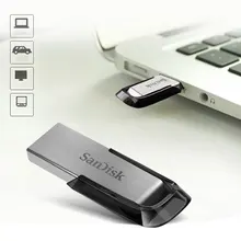 SanDisk 100% Original Genuine Ultra Flair USB 3.0 Flash Drive 64GB Pen Drive High Speed Memory Stick pen drive