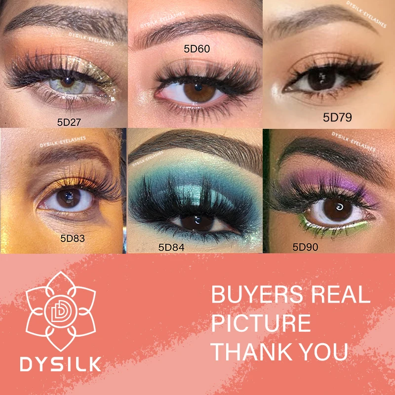 DYSILK 5D норковые ресницы толстые длинные норковые ресницы натуральные драматические объемное наращивание ресниц 3d накладные ресницы