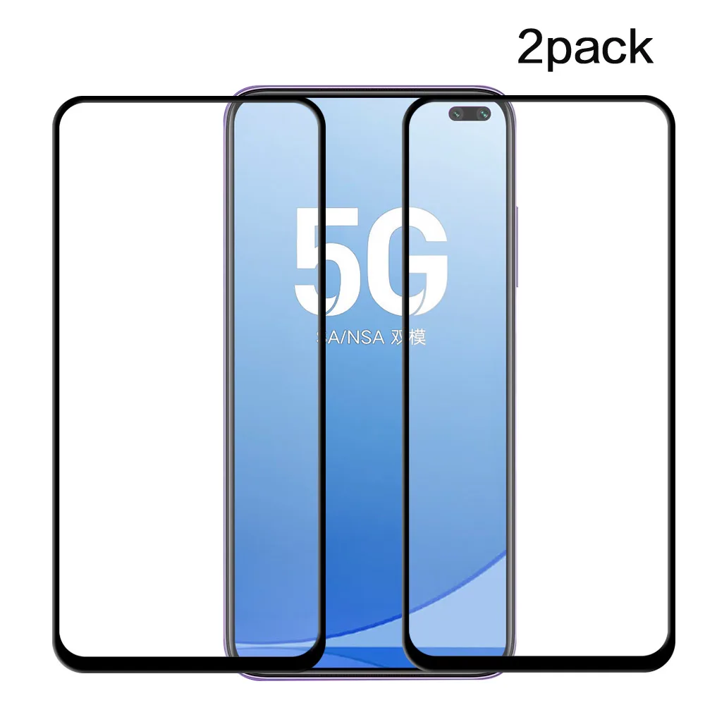 Защитная пленка для экрана Xiaomi Redmi K30 5G закаленное стекло с полным покрытием