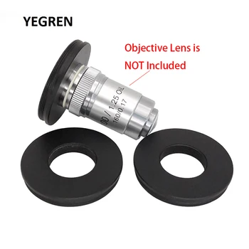 

M42 to RMS Adapter Ring Microscope Objective RMS Thread to M42 Interface for Micro Macro Photography M42x0.75 to Objective Lens