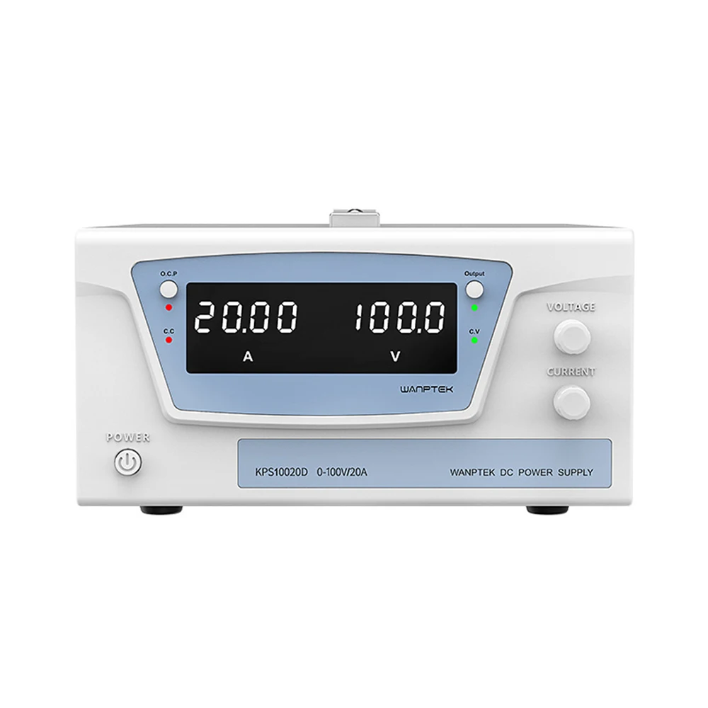 

Блок питания постоянного тока KPS10020D, 100 в, 20 А, 2000 Вт, высокоточный, с четырьмя цифрами