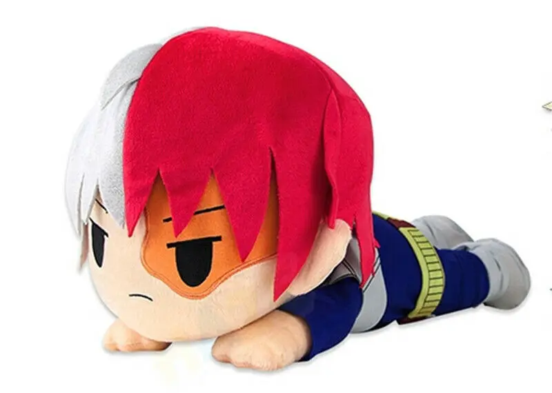 Anime My Hero Academia Todoroki Shoto Plush Sleepwear Stuffed Lying Doll 40cm  anime figure gift for friend
