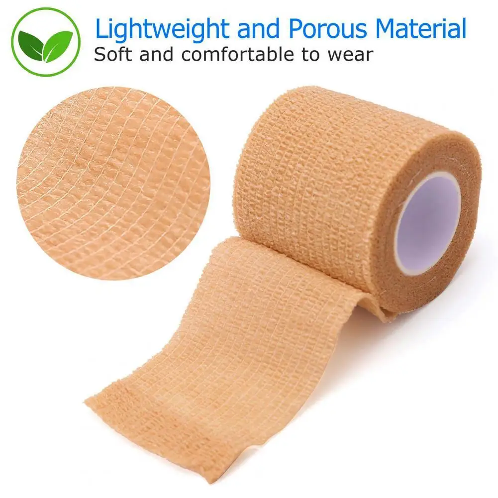 

10Pcs/Set Bandage Breathable Excellent Ductility Lightweight Self Adherent Bandage Wrap Non Woven Tape for Exercise