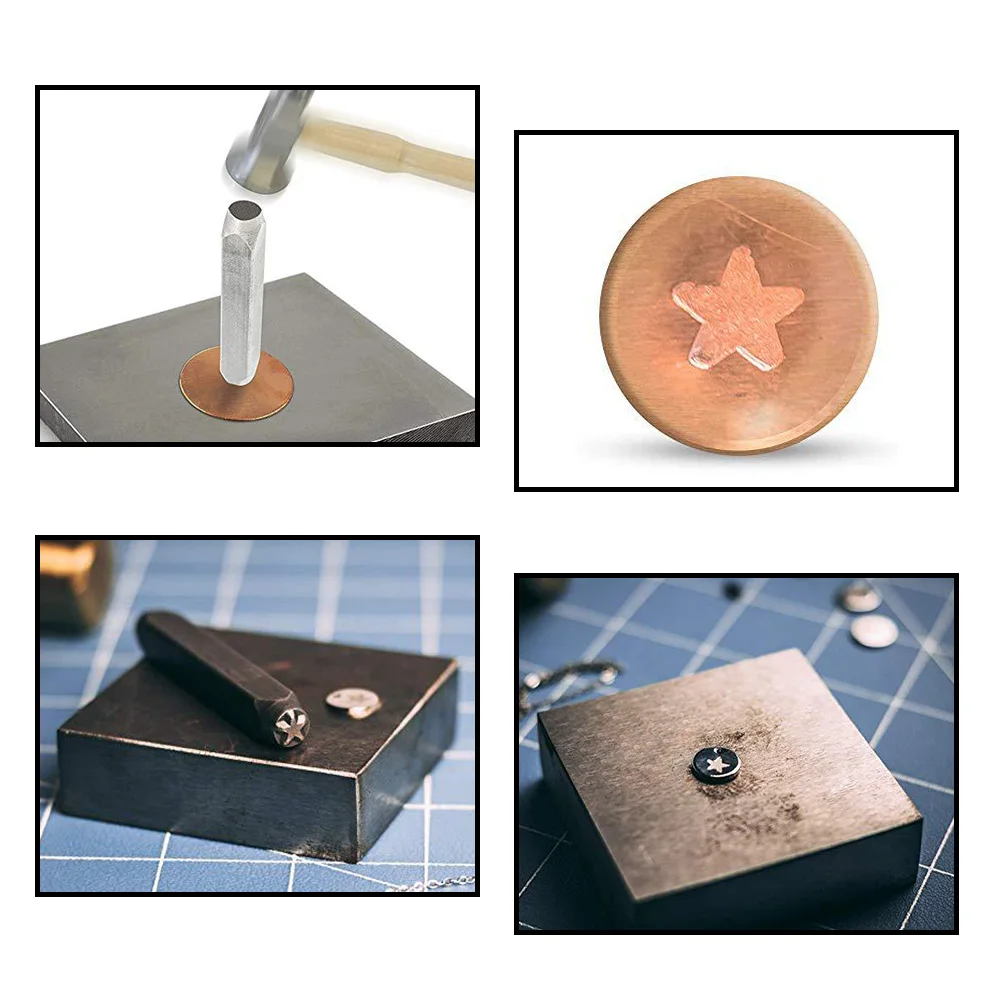 Leather Craft Star Symbol Steel Seal Stamp LetterS Seal Sord Mold Tool Stamping Seal Stamp Leather Stamping Tool
