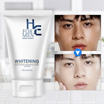 

Whitening Cleansing Milk 50g Oil Control Blackhead Acne Whitening Moisturizing Men's Special Cleansing Milk Skin Care