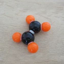 Modèle d'échelle de la Structure spatiale de la molécule d'éthylène, fournitures d'enseignement de la chimie organique au lycée 