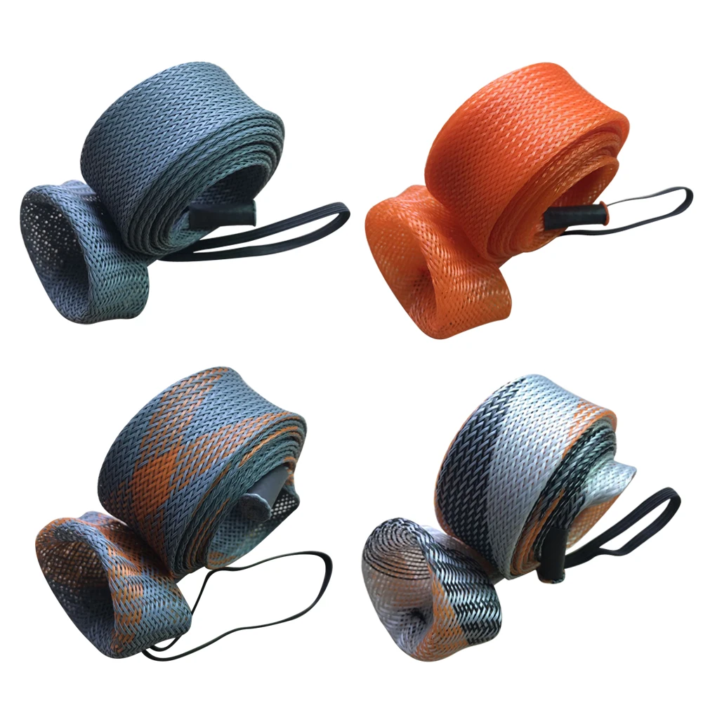 Чехол для удочки плетеная сетка аксессуары рыбалки кастинговое удилище | Спорт и