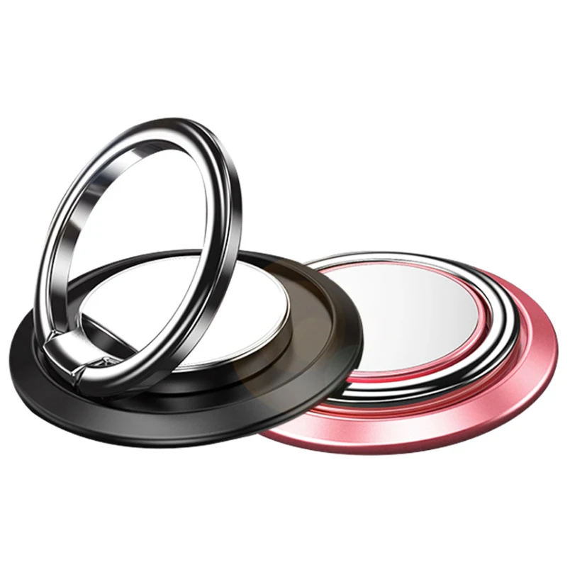 H102864965651406597675933180802034 Universal Finger Ring Holder Stand Grip 360 Degree Rotating for Mobile Phone Car Magnetic Mount Phone Back Sticker Pad Bracket Mallzona