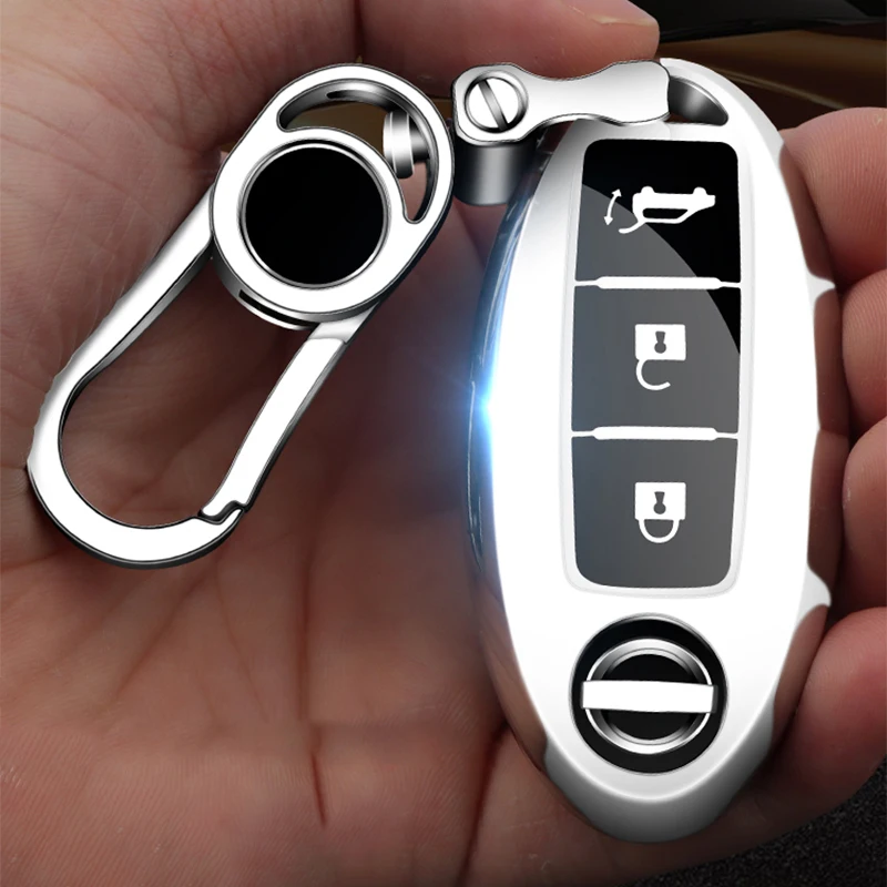TPU suave funda de llave de control remoto para coche cubierta Nissan Qashqai X-Trail T32 T31 Juke J10 J11 patadas Tiida Pathfinder nota para Infiniti