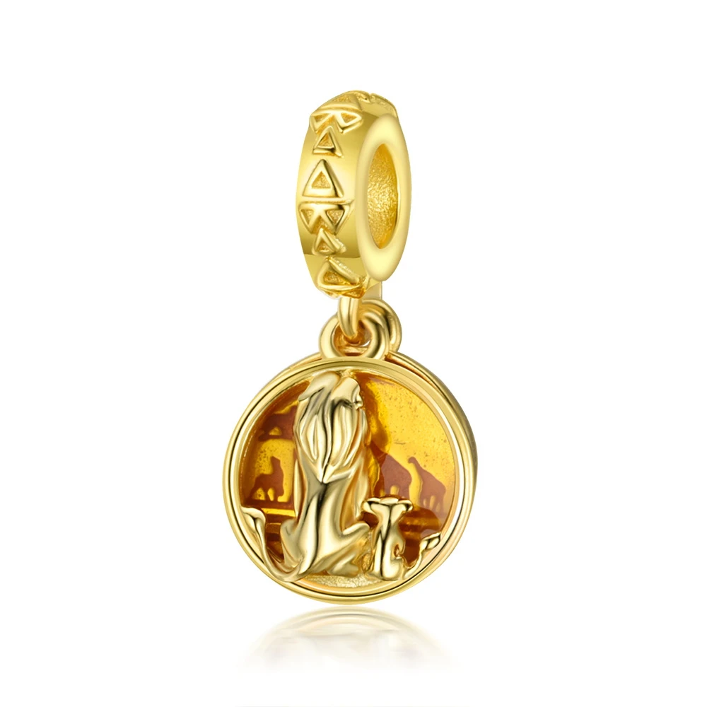Devolove, новинка, серебряные бусины 925 пробы, Король Лев, Simba, муфаса, подвески, подходят к оригинальному бренду, браслеты для женщин, сделай сам, ювелирные изделия