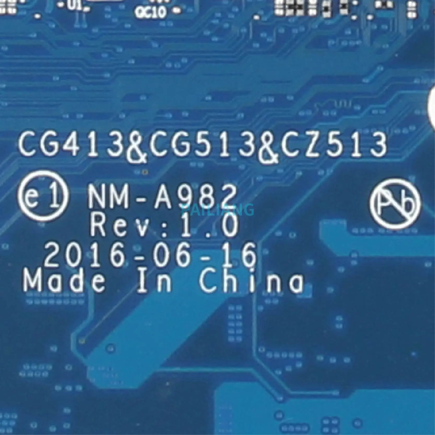 PAILIANG материнская плата для ноутбука LENOVO Ideapad 310-15IKB материнская плата NM-A982 5B20M29203 SR2ZV I7-7500U 4G tesed DDR3