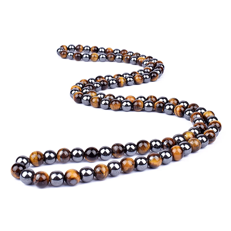 Collana Con Pietre Dure Di Occhio Di Tigre Sogno Di Pizzo, Ematite E Strass Collezione Bijoux Artigianali Italiani 1054x800