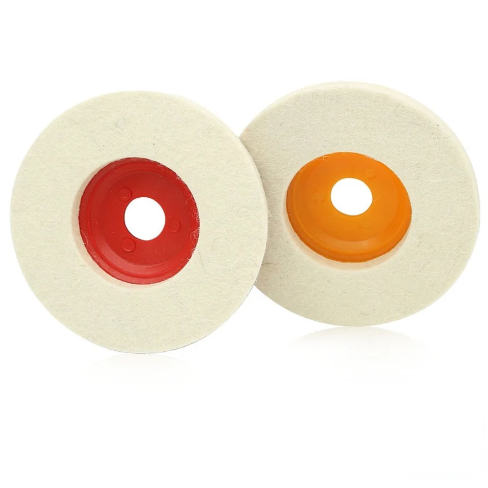 Dischi In Feltro Di Lana Per Smerigliatrice - 5 Pezzi Da 125 Mm Per Lucidatura Metalli E Vetro - Foto 7