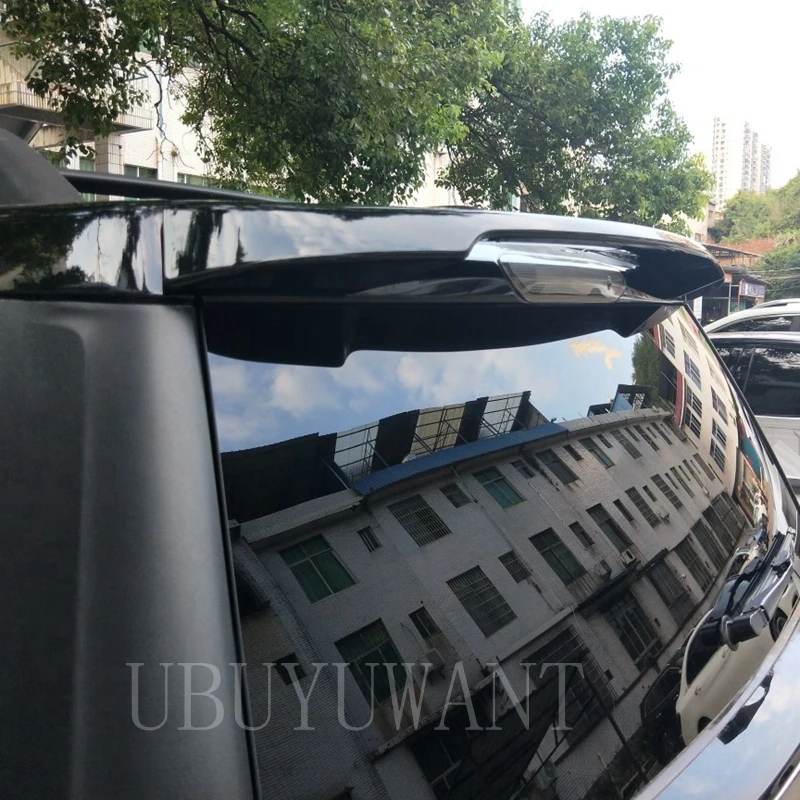 Для Land Rover Freelander 2 2007- ABS пластик внешний праймер цвет задний спойлер задний багажник отделка крыла