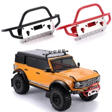 

DJC TRX4 BRONCO Front Bumper A Kit With Winch Base Bracket TRAXXAS TRX-4 RC Crawler Car Upgrade Parts Accessories rc carros