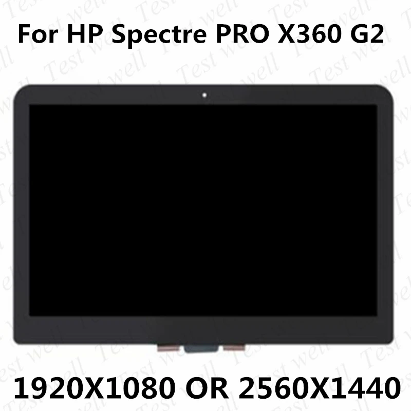 

Test well 13.3''FHD 1080p QHD 2560x1440 LED LCD Display Touch Screen Digitizer Glass Panel Assembly For HP Spectre Pro x360 G2