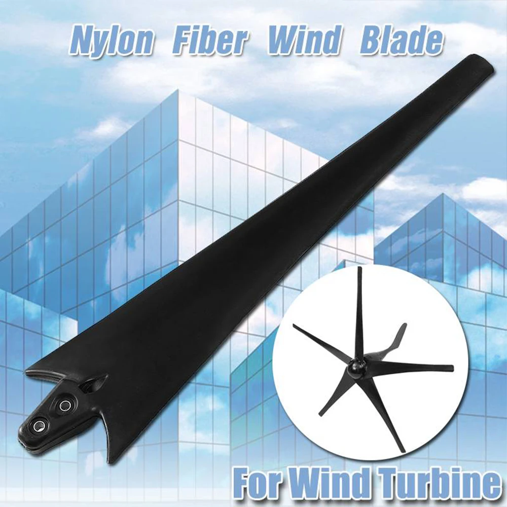 Wind Turbine Generator Blades 550/600/650/750/850/900mm High Strength Nylon Fiber Windmill Accessories DIY