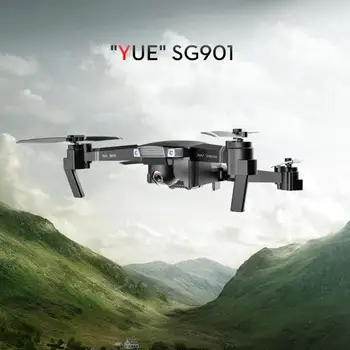 

SG901 Brushless 1080P/4K FPV Camera Drone Quadcopter With 1/2/3 Battery Rotating camera 2.4G Receiving 100m Control Distance New