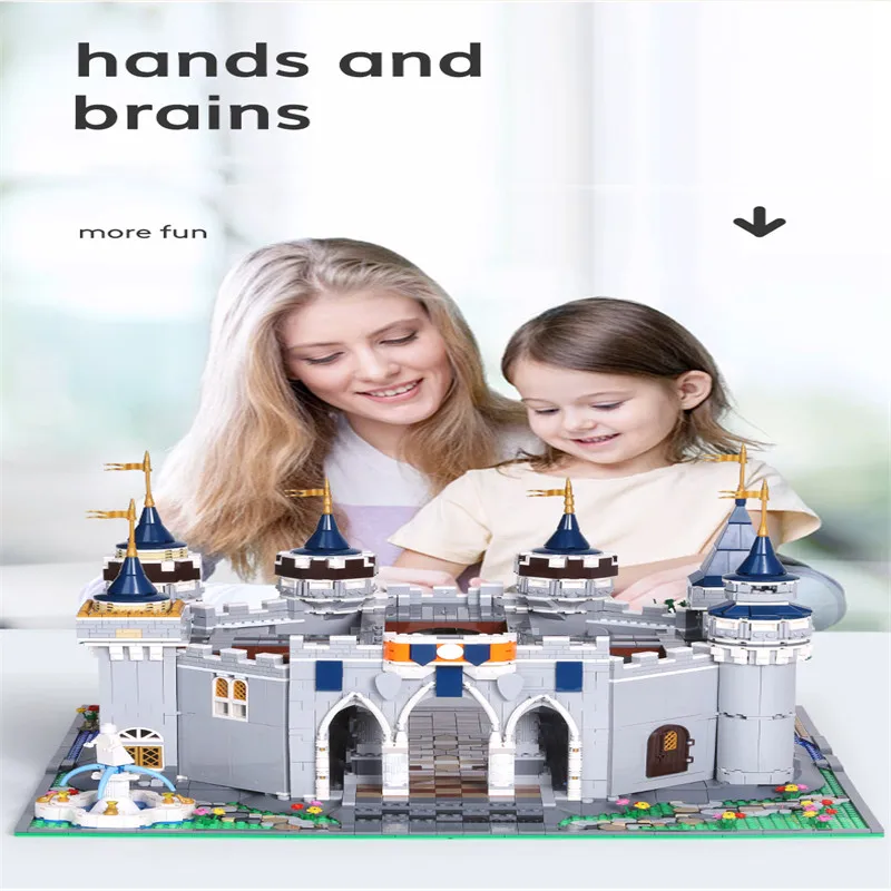 

DIY 8388PCS Dream's Mould King 13132 Castle Building Blocks Model Toys Legoing Friends DIY Educational Blocks Toy for Children